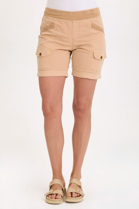Clarissa Stretch Poplin Cargo Short