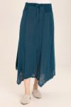 Zuri Gauze Handkerchief Casual Midi Skirt