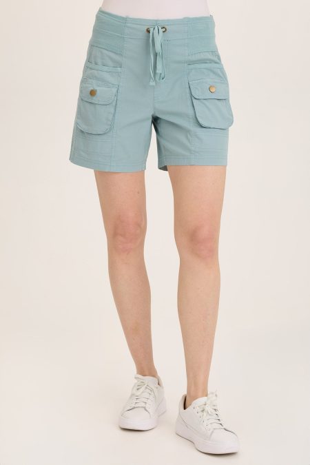 Felix Stretch Poplin Cargo Drawstring Short
